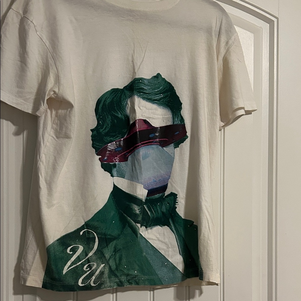 Valentino Cream Graphic Tee